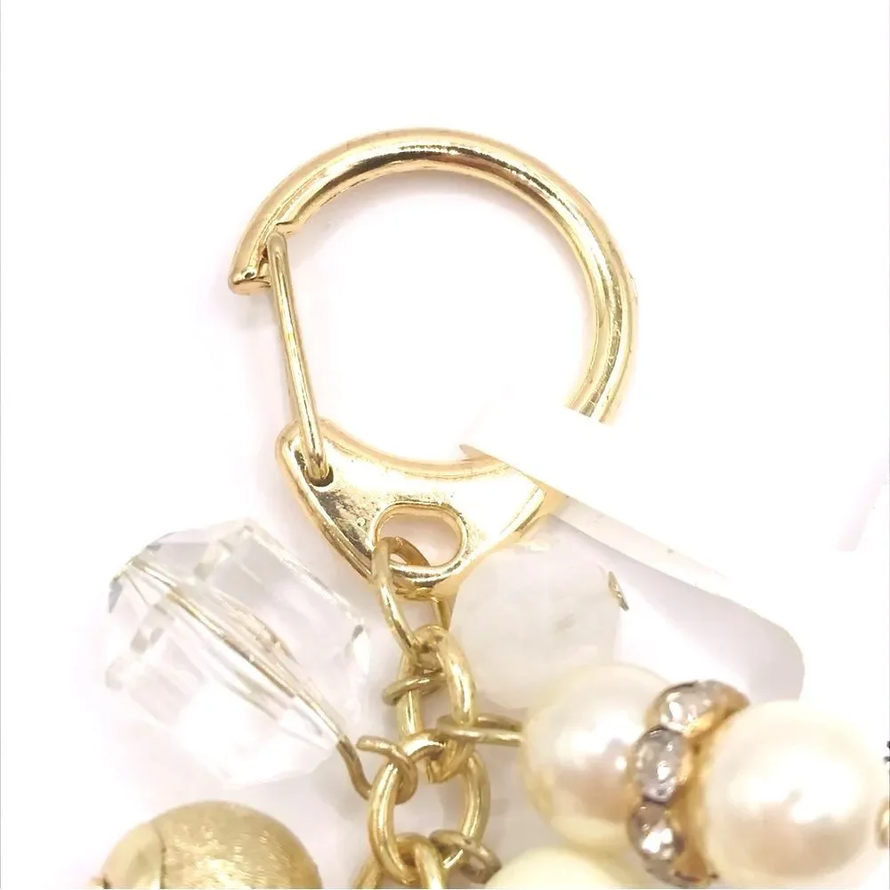 Gold Chic Initial C Keychain